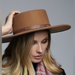 Wide Brim Boater Hat by Ruggine